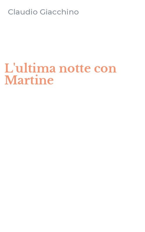 L'ultima notte con Martine