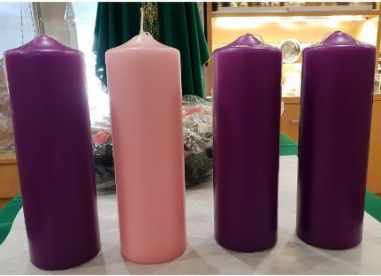 KIT 4 CANDELE AVVENTO
