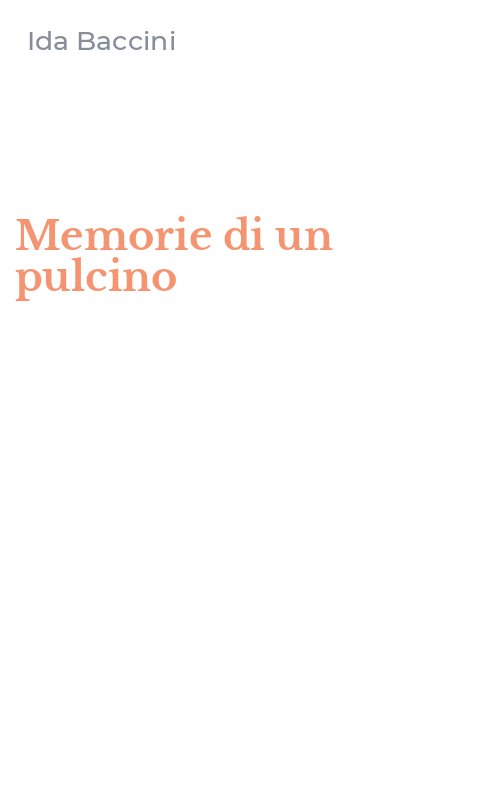Memorie di un pulcino