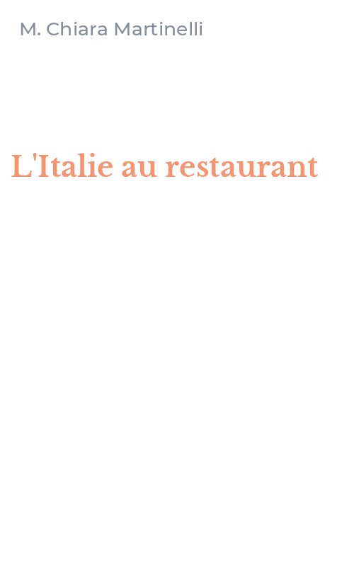 L'Italie au restaurant