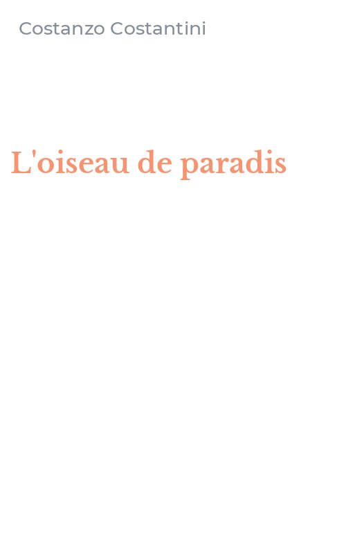 L'oiseau de paradis