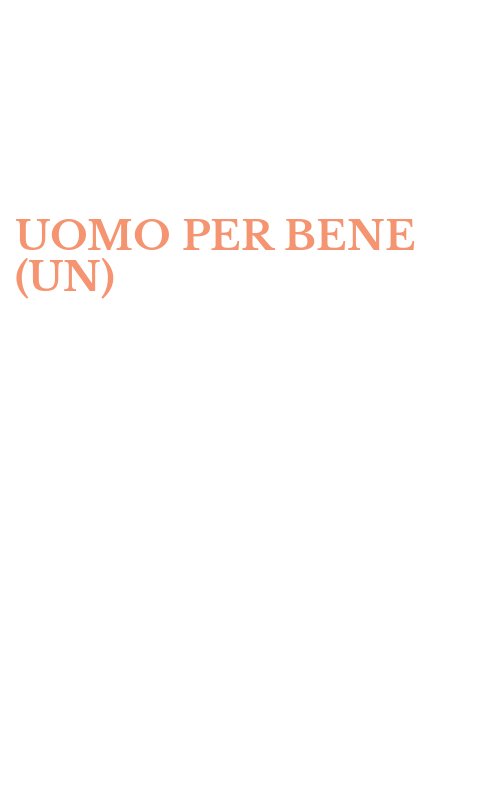 UOMO PER BENE (UN)