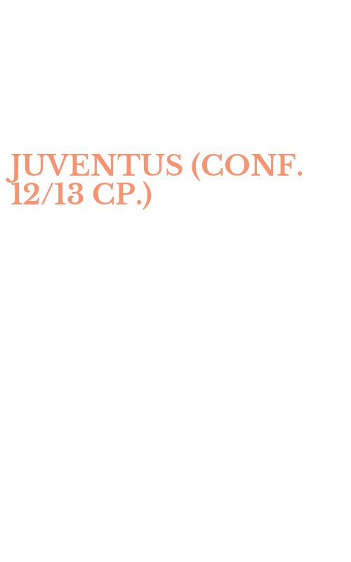 JUVENTUS (CONF. 12/13 CP.)