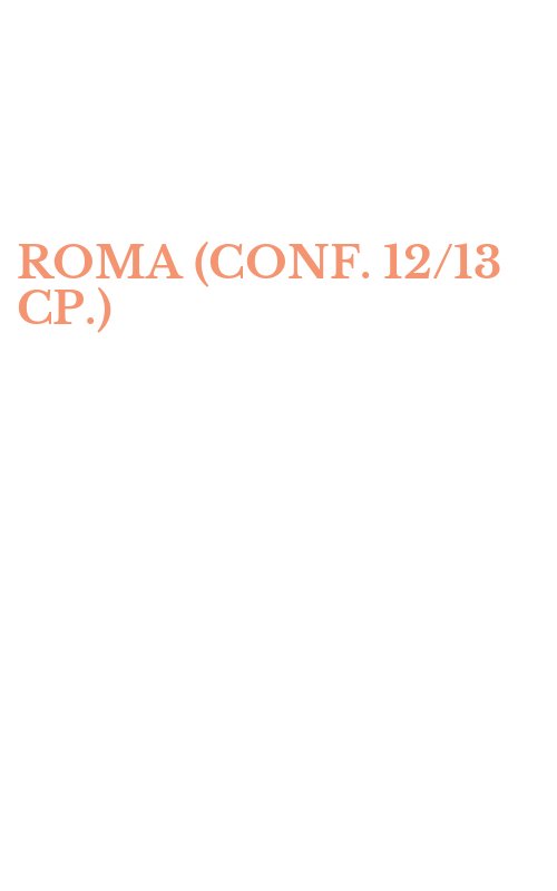 ROMA (CONF. 12/13 CP.)