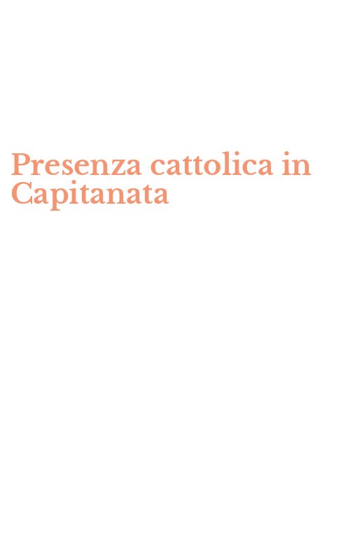 Presenza cattolica in Capitanata