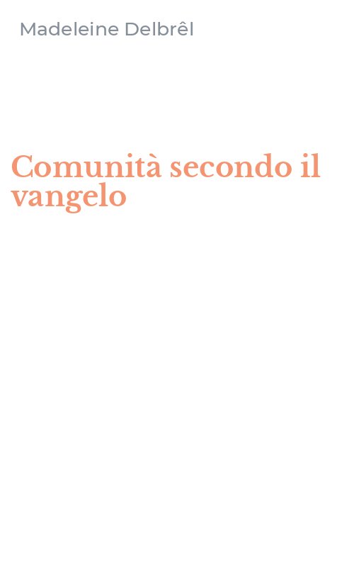 Comunità secondo il vangelo