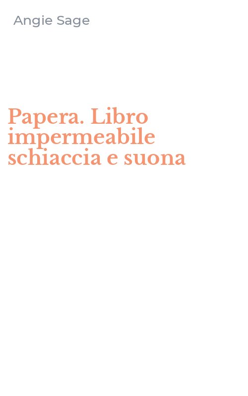 Papera. Libro impermeabile schiaccia e suona
