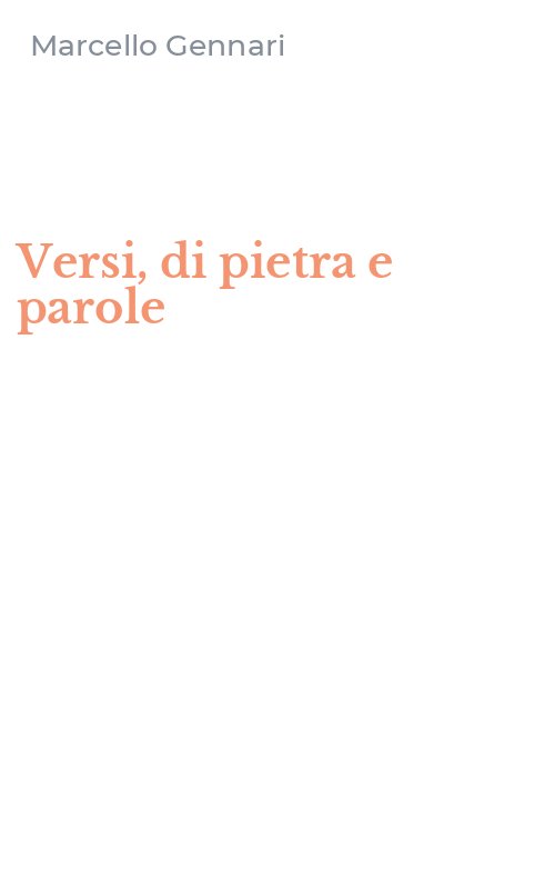 Versi, di pietra e parole