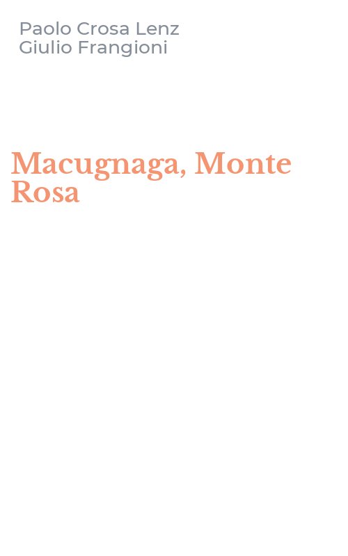Macugnaga, Monte Rosa