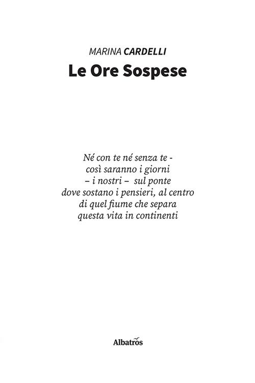 Le ore sospese