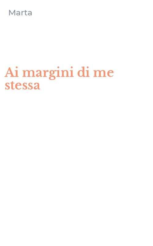 Ai margini di me stessa