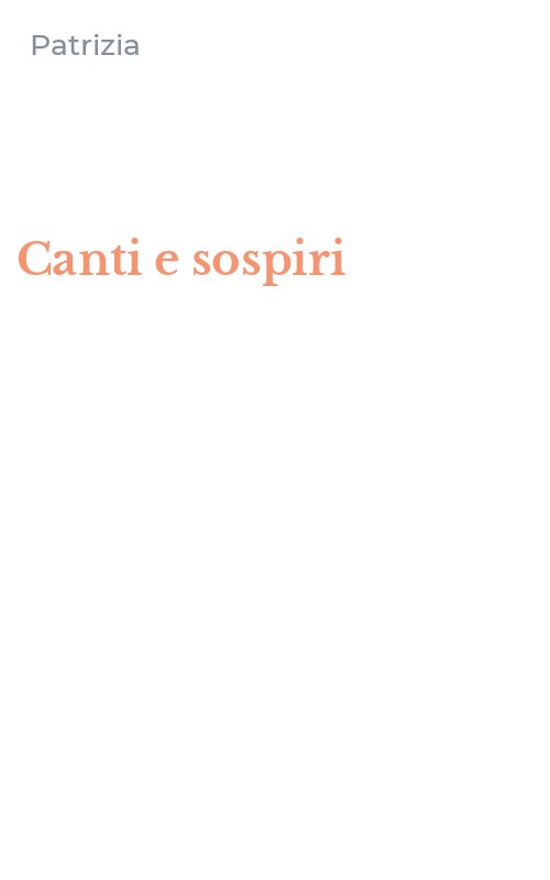 Canti e sospiri
