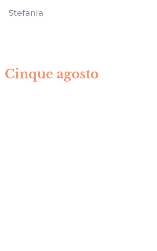 Cinque agosto