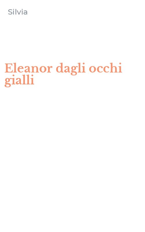 Eleanor dagli occhi gialli