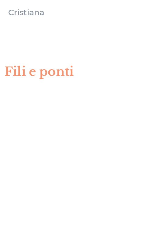 Fili e ponti