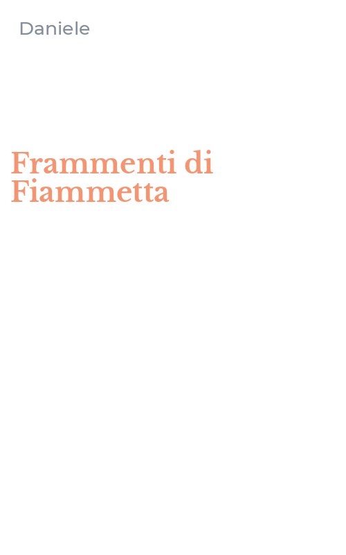 Frammenti di Fiammetta
