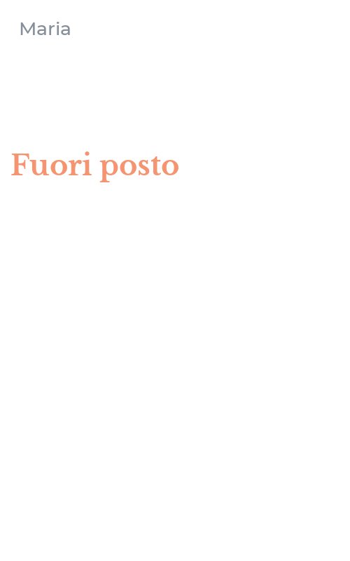 Fuori posto