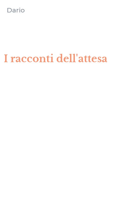 I racconti dell'attesa