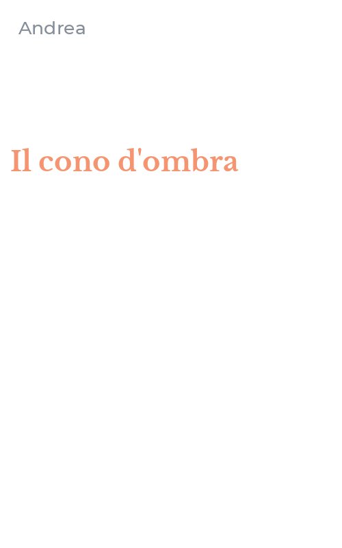 Il cono d'ombra