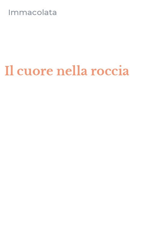 Il cuore nella roccia