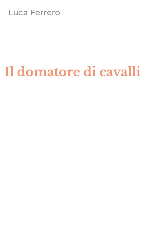Il domatore di cavalli