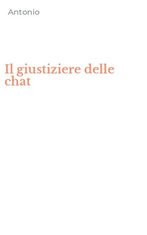 Il giustiziere delle chat