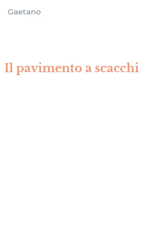 Il pavimento a scacchi
