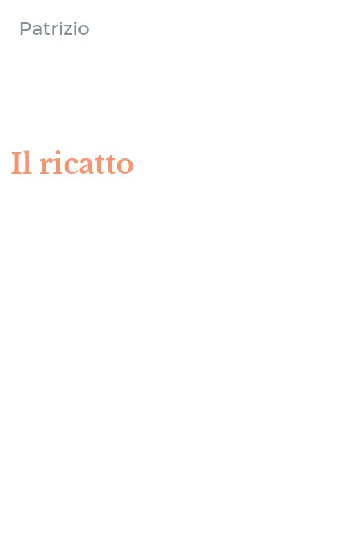 Il ricatto