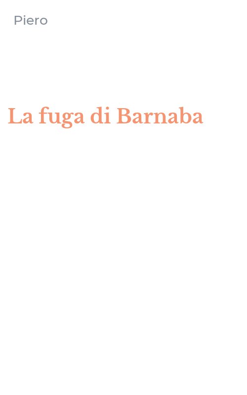 La fuga di Barnaba