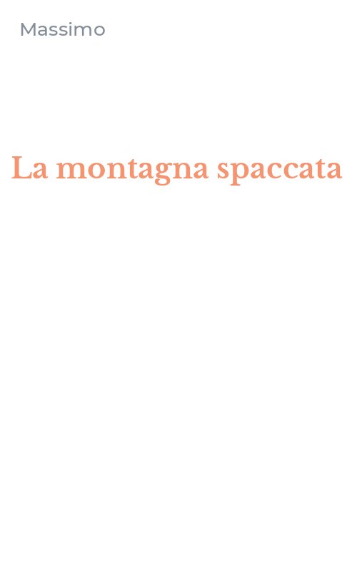 La montagna spaccata