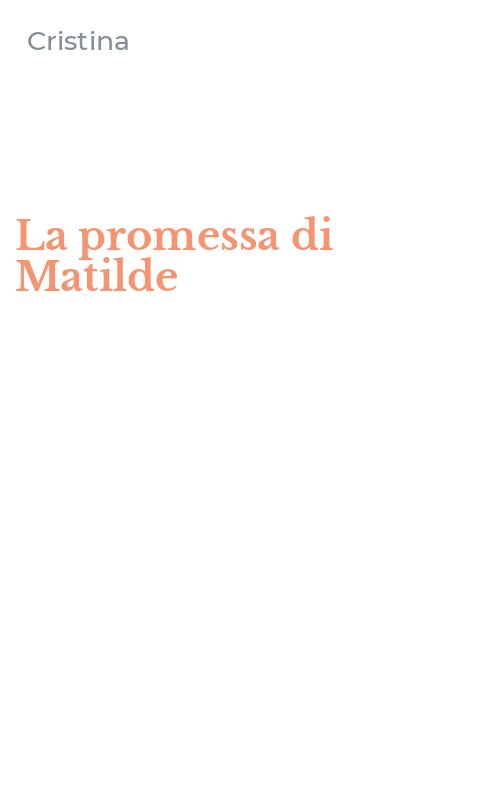 La promessa di Matilde