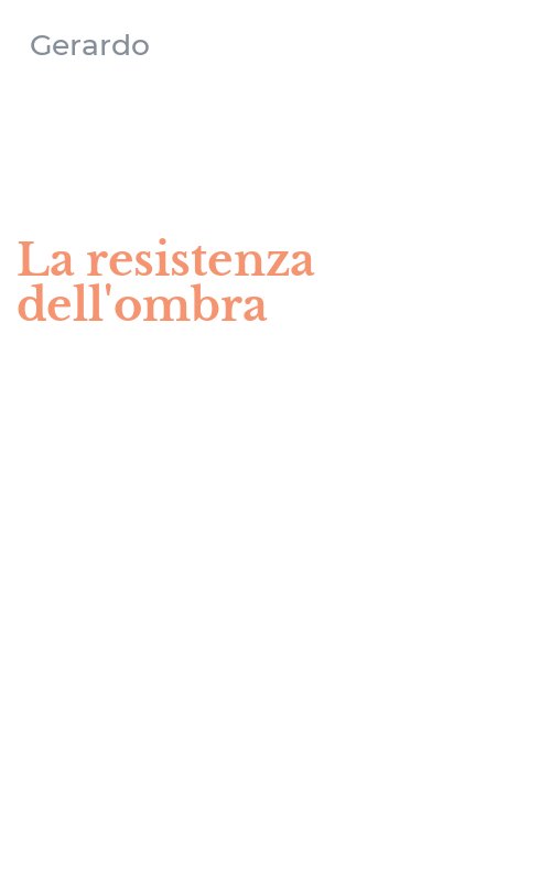 La resistenza dell'ombra