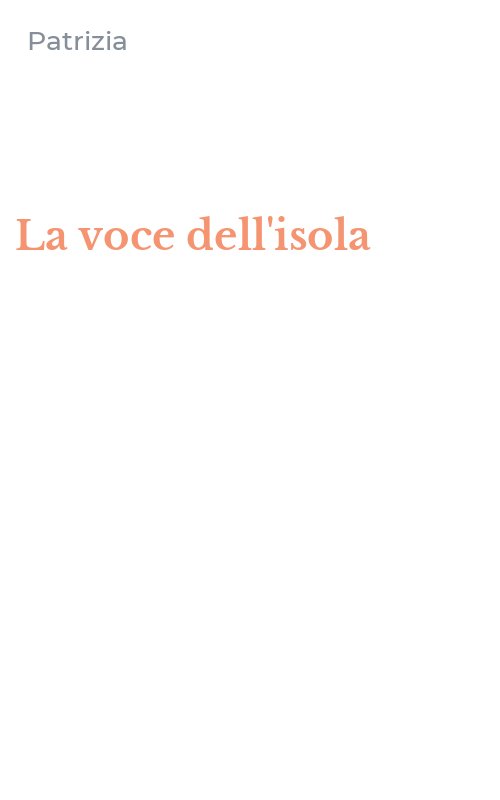 La voce dell'isola