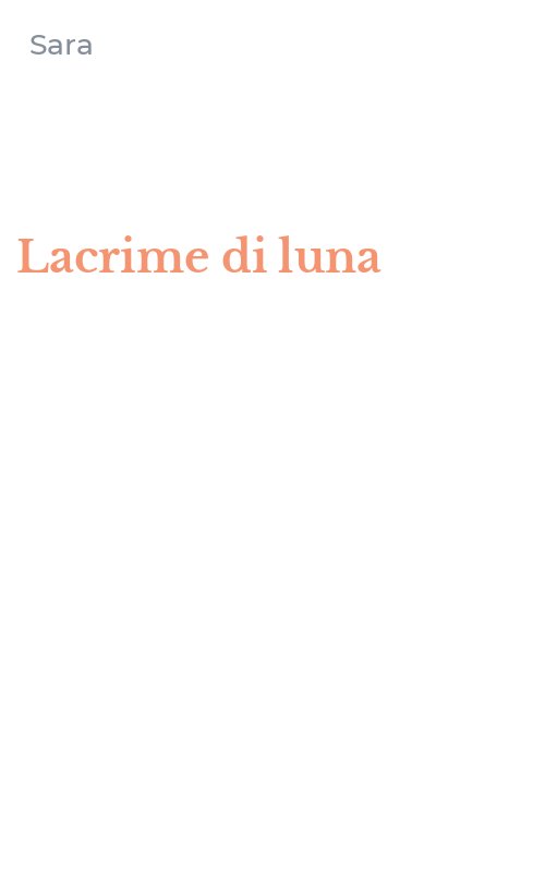 Lacrime di luna