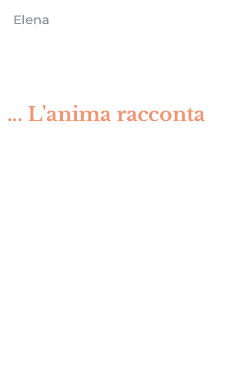 ... L'anima racconta