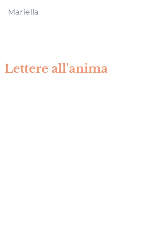 Lettere all'anima