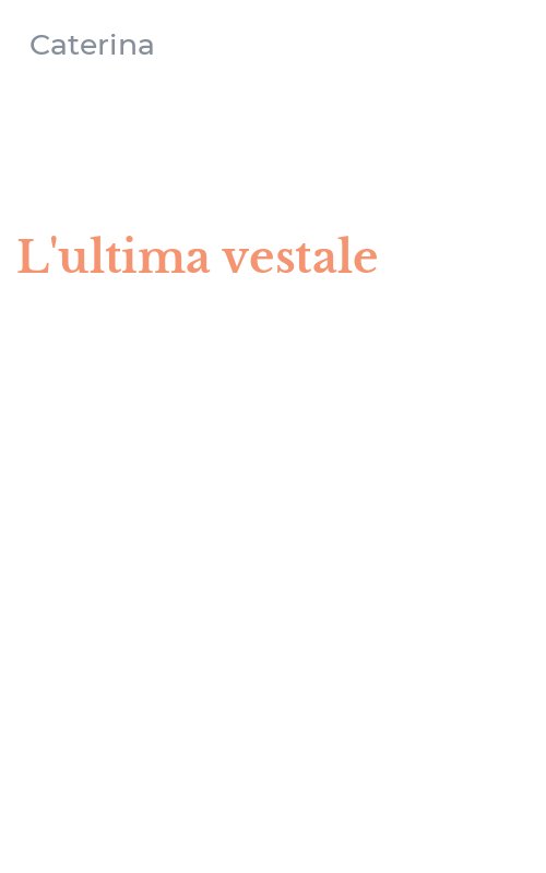 L'ultima vestale