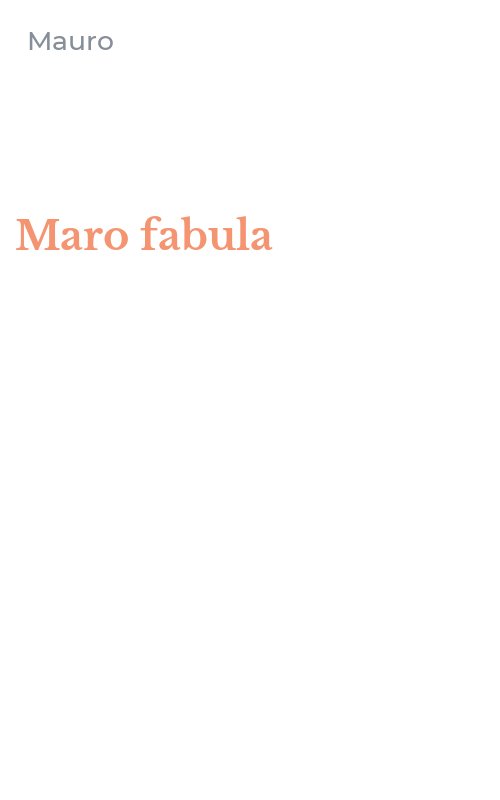 Maro fabula