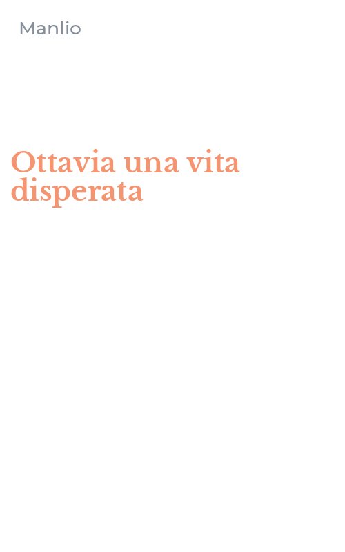 Ottavia una vita disperata