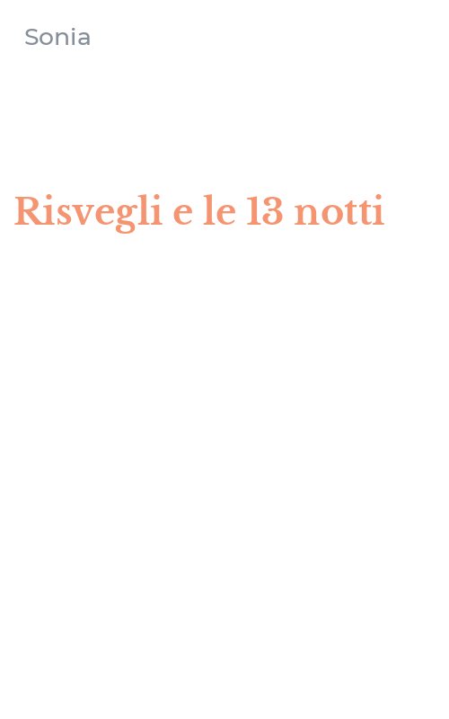 Risvegli e le 13 notti