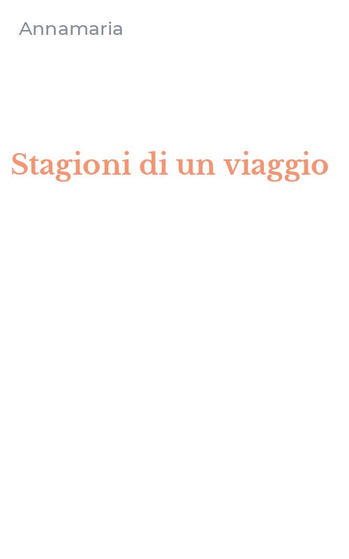 Stagioni di un viaggio