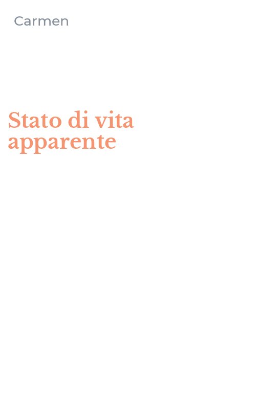 Stato di vita apparente