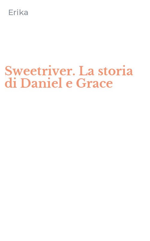 Sweetriver. La storia di Daniel e Grace
