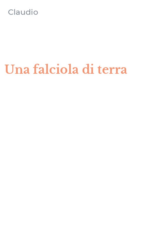 Una falciola di terra