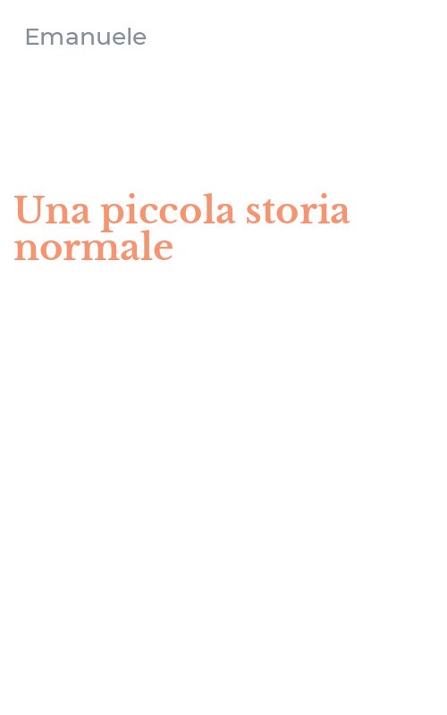 Una piccola storia normale