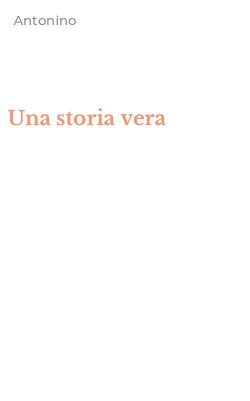 Una storia vera