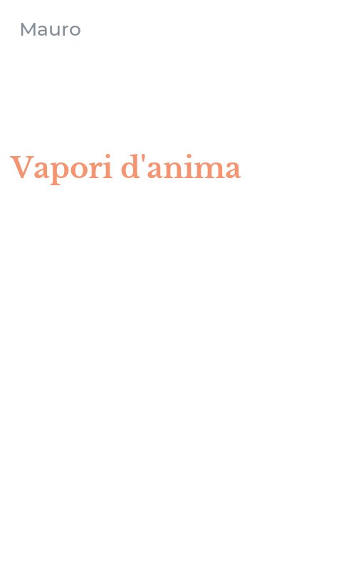 Vapori d'anima