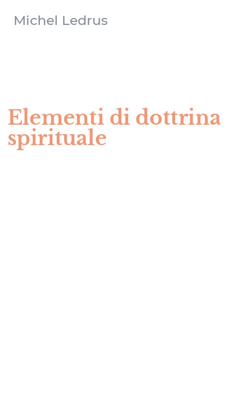 Elementi di dottrina spirituale