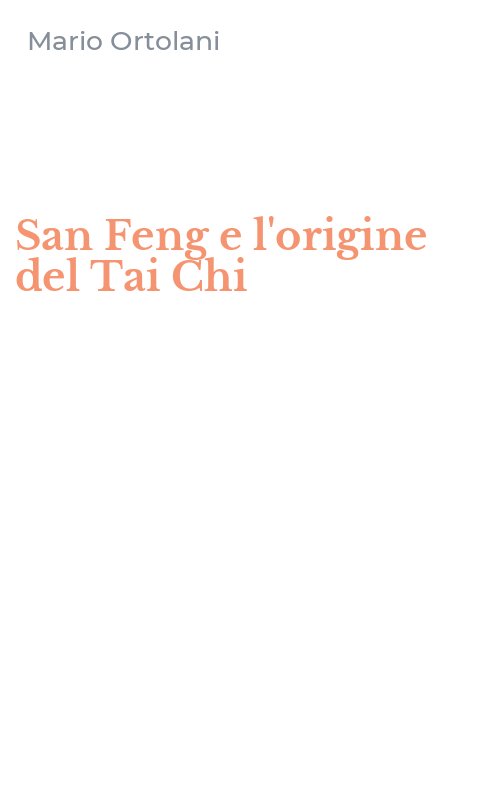 San Feng e l'origine del Tai Chi