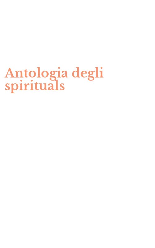 Antologia degli spirituals